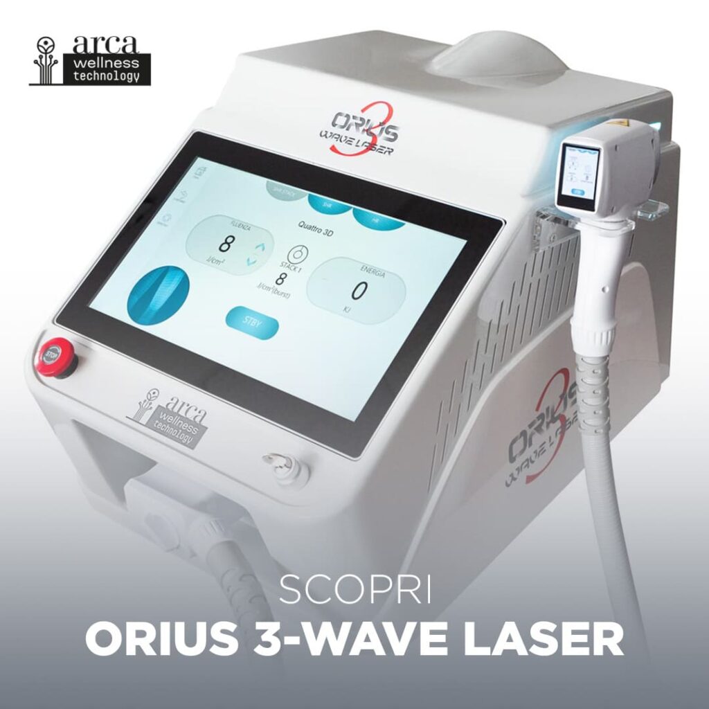 laser orius per depilazione primo piano macchinario